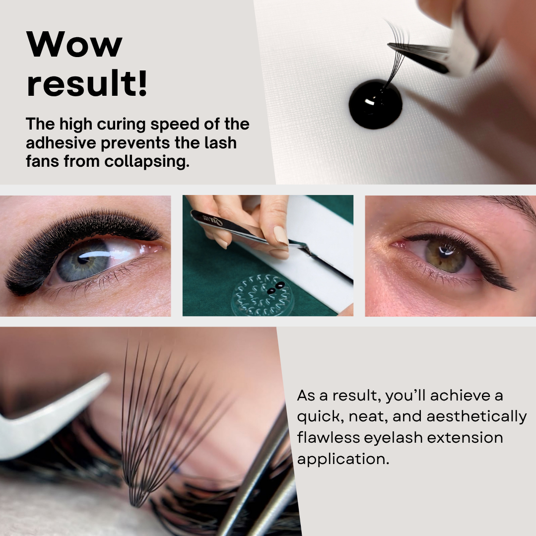 Eyelash Extension Glue Unique – 1 Second Drying Qu.Like You