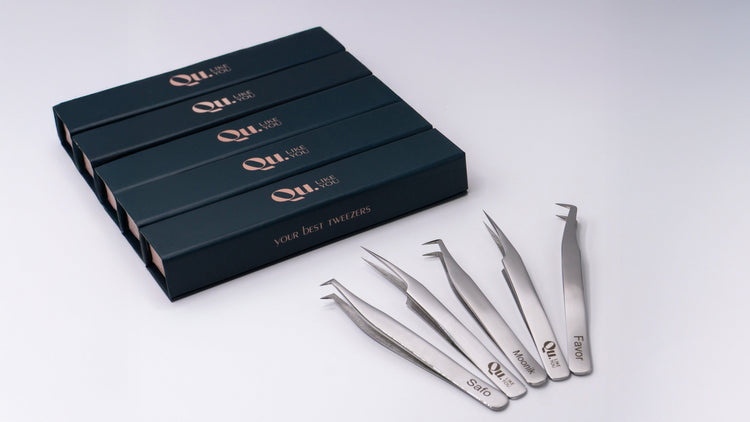 Eyelash Tweezers - Professional Tools for Eyelash Extensions