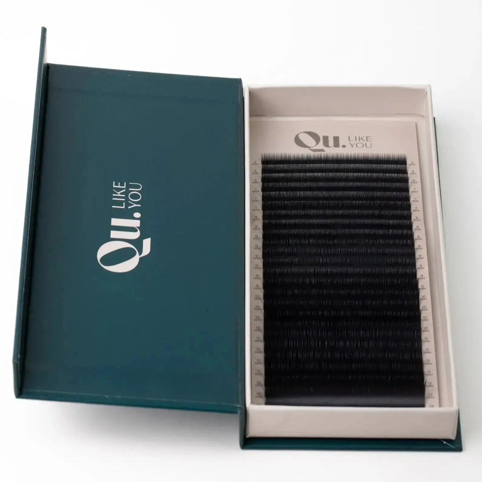 Eyelash Extensions Black XXL / 0.10 mm – 25 Lines (Single Length) Qu.Like You