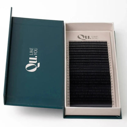 Eyelash Extensions Black XXL / 0.10 mm – 25 Lines (Single Length) Qu.Like You