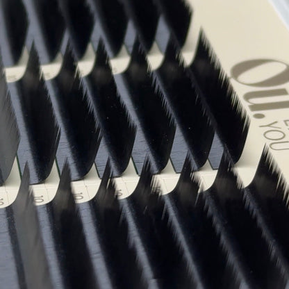 Eyelash Extensions Black – Mixed Curl Set Qu.Like You