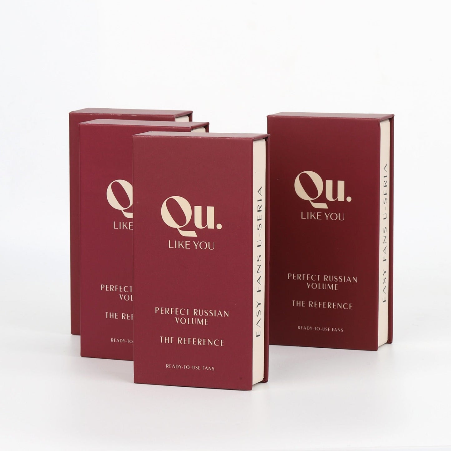 EASY FUNS U-Seria Eyelash Extensions Technology – Mixed Curl Set, Black (32 Lines) Qu.Like You