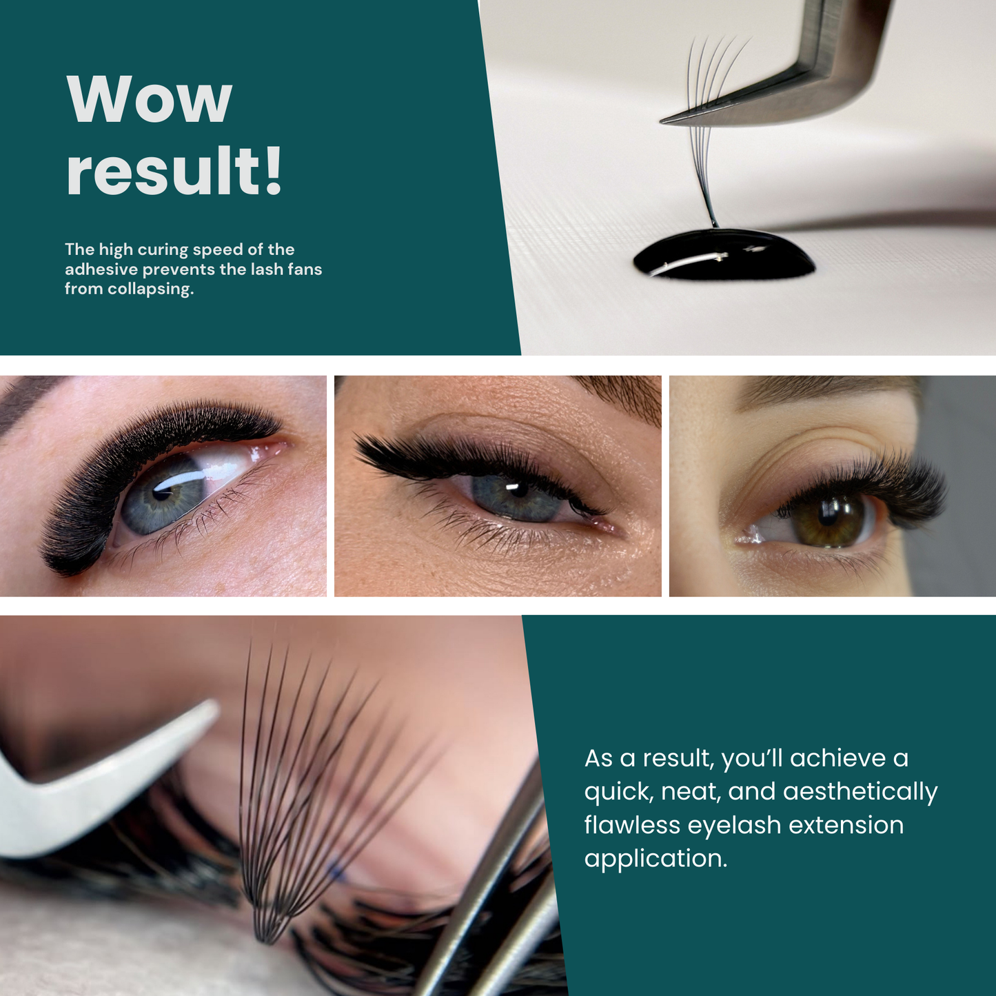 Eyelash Extension Glue Quick – 0.5 Second Drying Qu.Like You