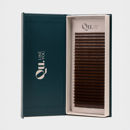 Eyelash Extensions Brown Collection Mix XXL  – Tobacco  / 0.07 mm – 25 Lines Qu.Like You