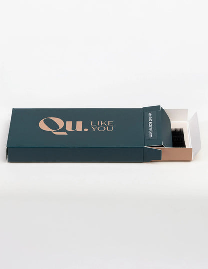 Eyelash Extensions Black – Mixed Curl Set / 0.10 mm Qu.Like You